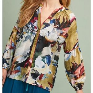 Anthropologie Sunbound Blouse by Vineet Bahl